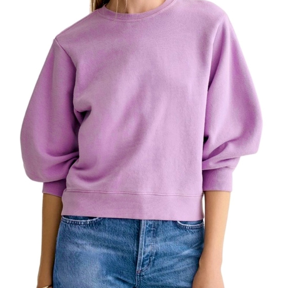 NWOT AGOLDE THORA SWEATSHIRT (LUNAR PURPLE) SIZE M